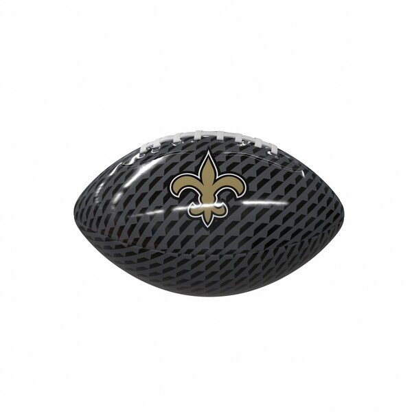 Logo Brands New Orleans Saints Carbon Fiber Mini-Size Glossy Football 620-93MG-1 - main